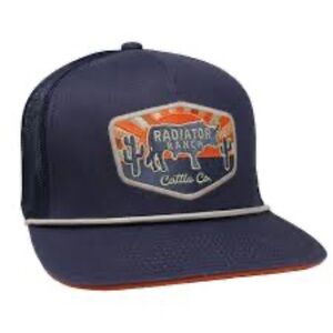 Dale Brisby’s Radiator Ranch Rope Cap in Navy/Gray